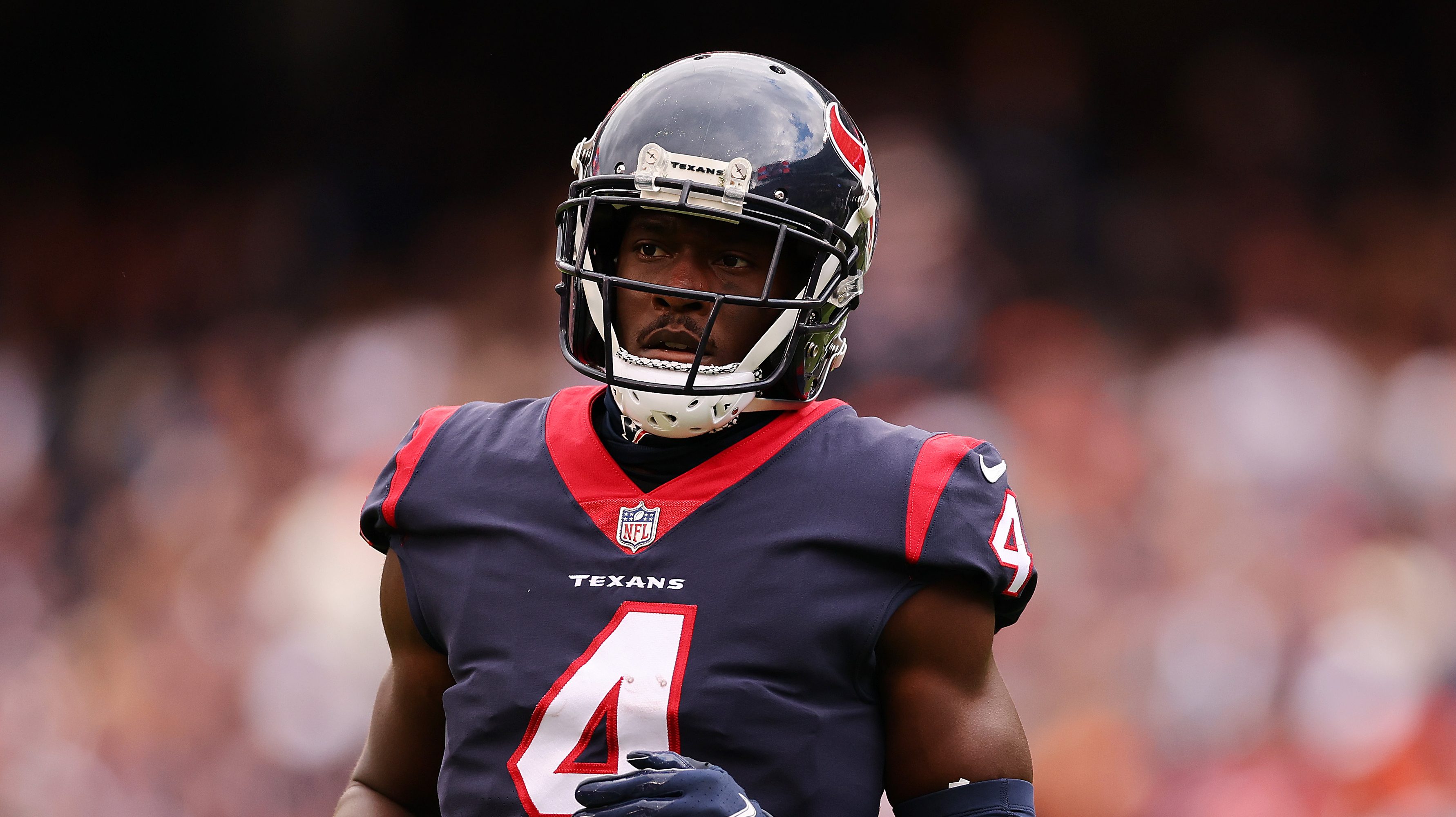 Wide receiver Phillip Dorsett of the Houston Texans warms up before News  Photo - Getty Images