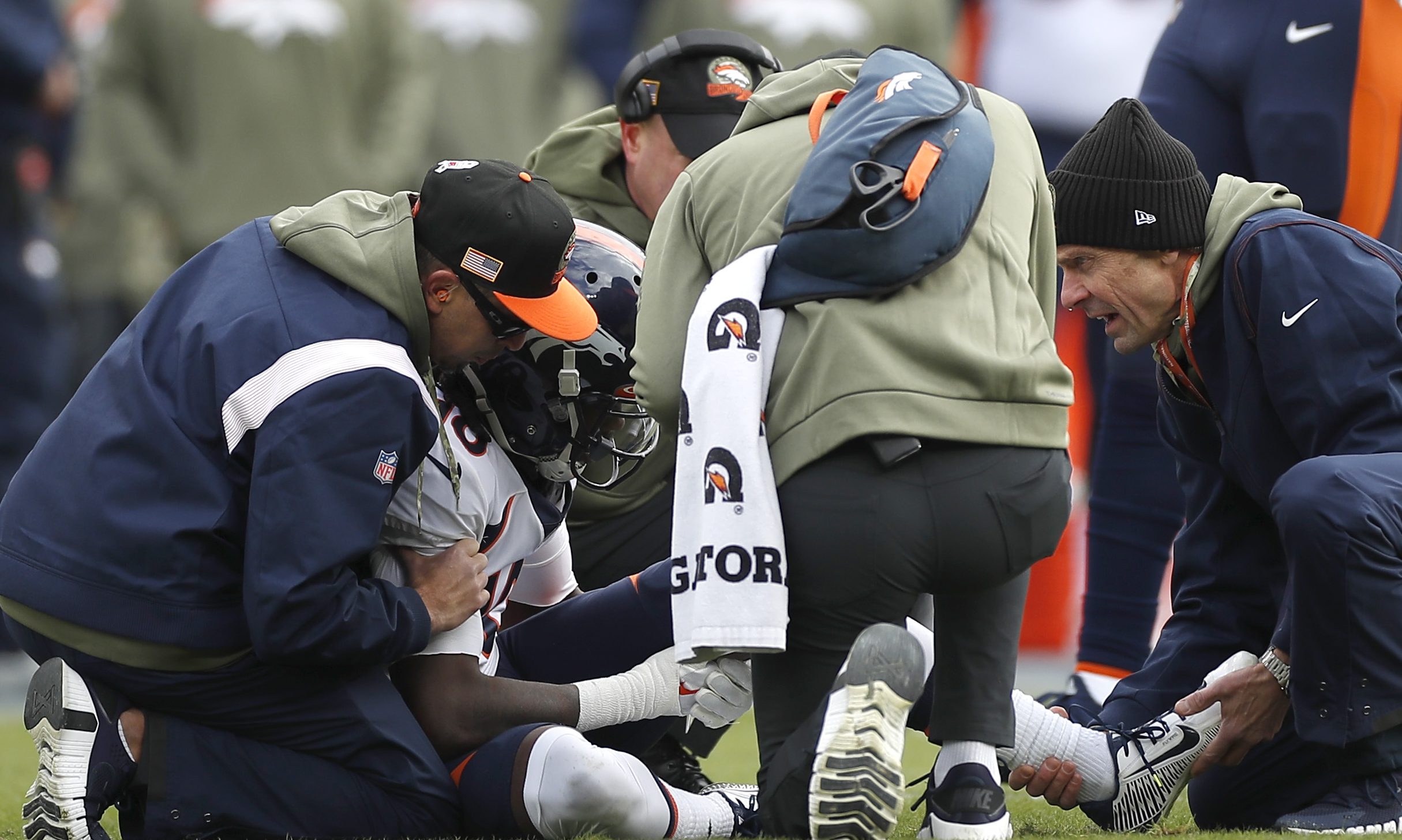 Broncos WR Jerry Jeudy Carted Off During Practice, Timeline Revealed