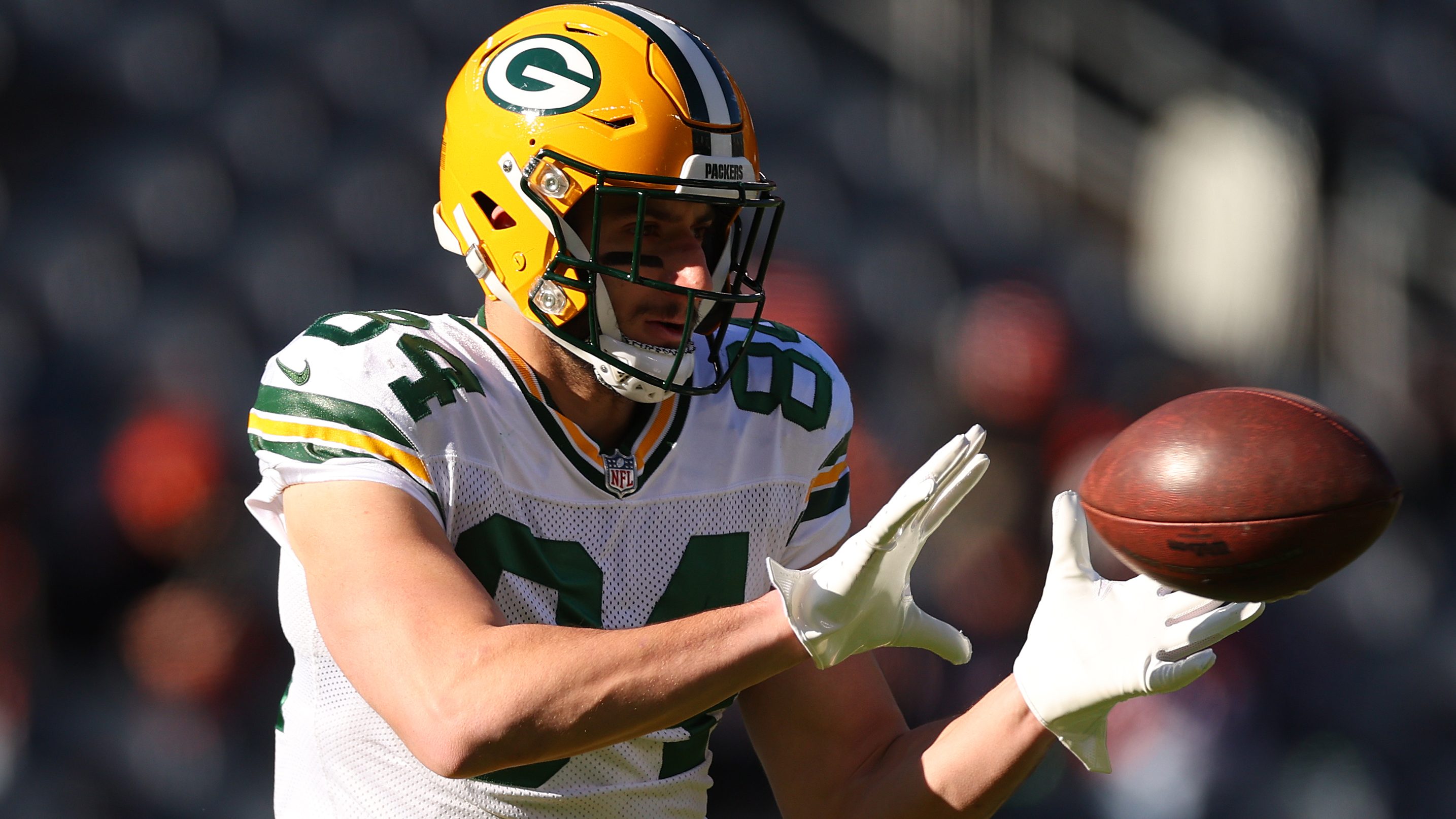 Green Bay Packers' Tyler Davis during the first half of an NFL