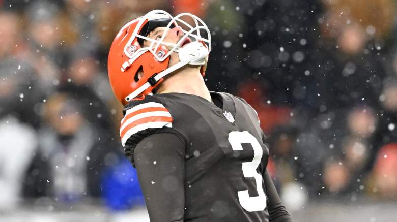 The Cleveland Browns have cut Cade York following a trade for Dustin Hopkins.