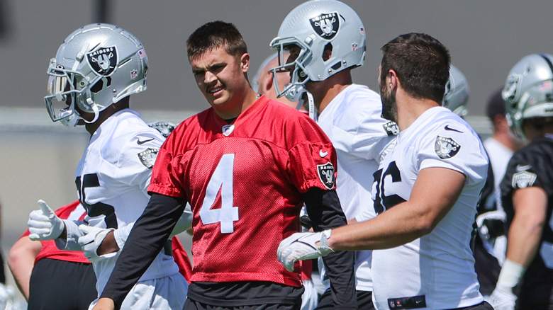 Aidan O'Connell Predicted to Pass Brian Hoyer on Raiders Depth Chart
