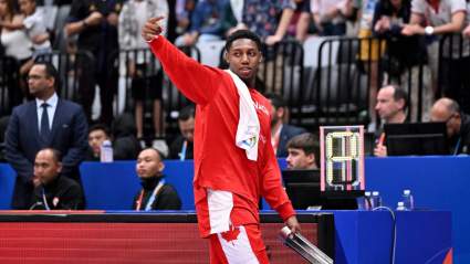 RJ Barrett Throws Down Windmill Dunk in Bounce Back Game for Canada [LOOK]