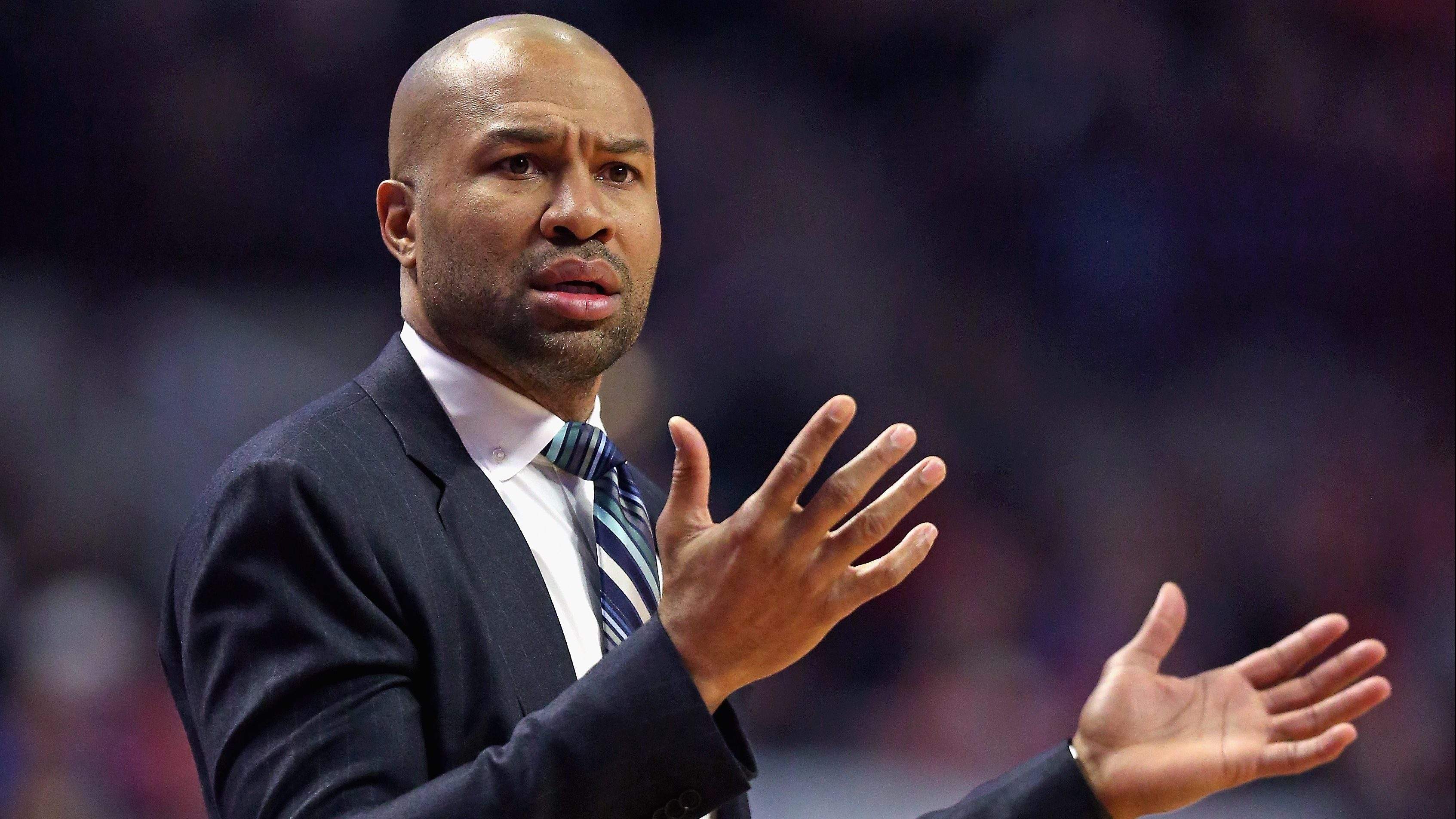 Derek Fisher, coaching the Knicks