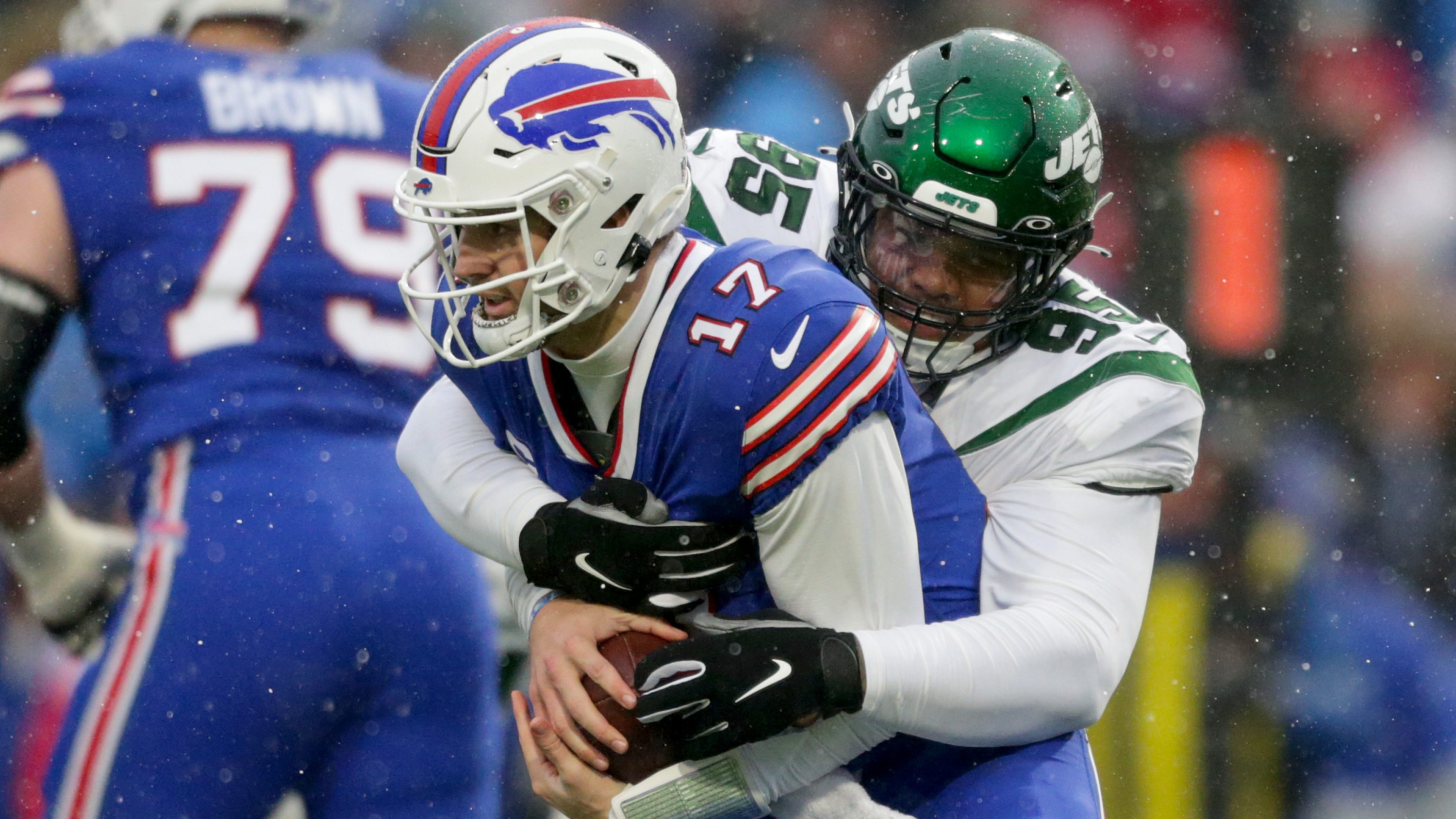 Jets pull off upset over Bills, force Josh Allen to throw two