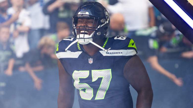 The Seahawks' new left tackle last started a game in Pee Wee