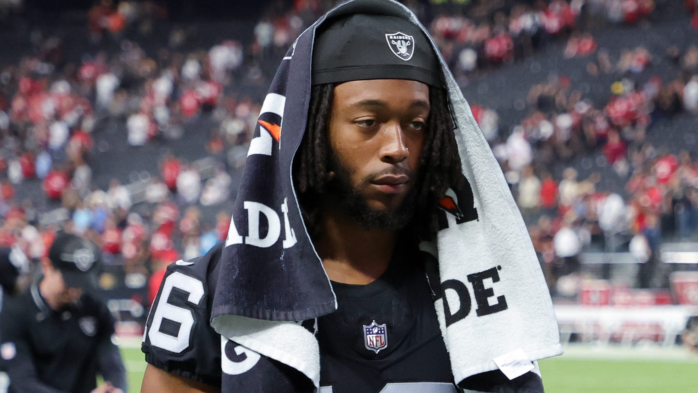 Broncos DB Kareem Jackson fined $14,819 for hit on Raiders WR Jakobi Meyers