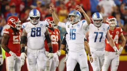 Lions’ Jared Goff Reacts to Big Win Against Chiefs