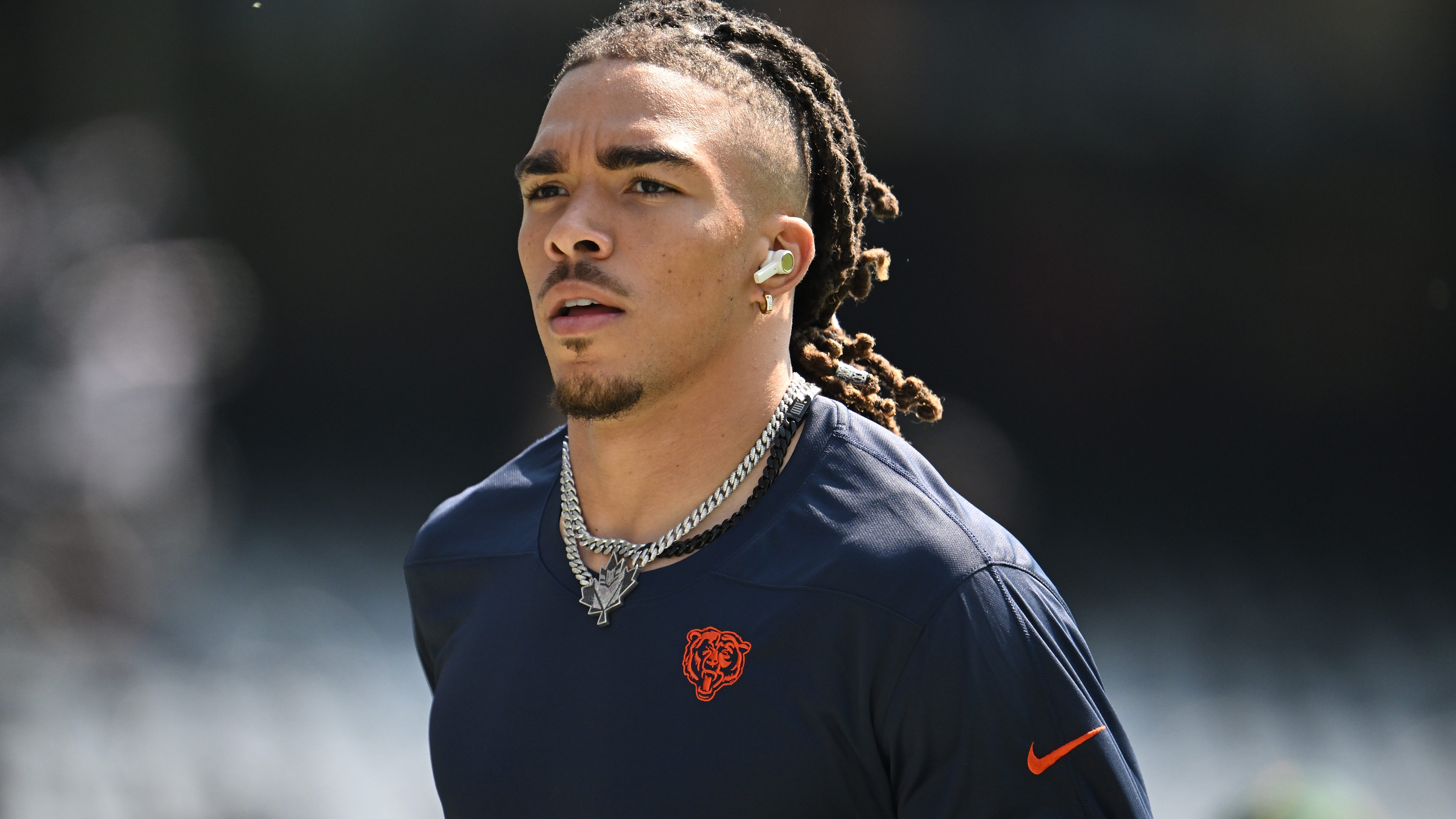 Bears' Matt Eberflus explains why Chase Claypool will be inactive