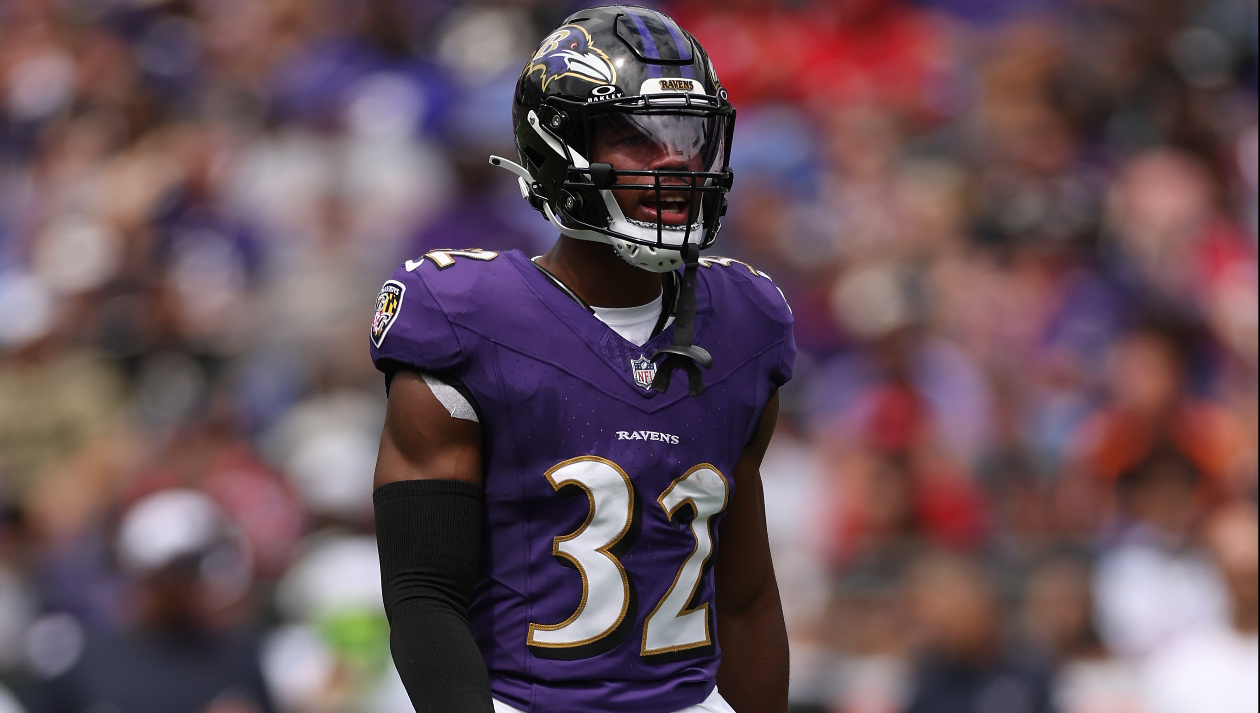 Baltimore Ravens wide receiver Tylan Wallace (16) runs against the New York  Giants during an NFL football game Sunday, Oct. 16, 2022, in East  Rutherford, N.J. (AP Photo/Adam Hunger Stock Photo - Alamy