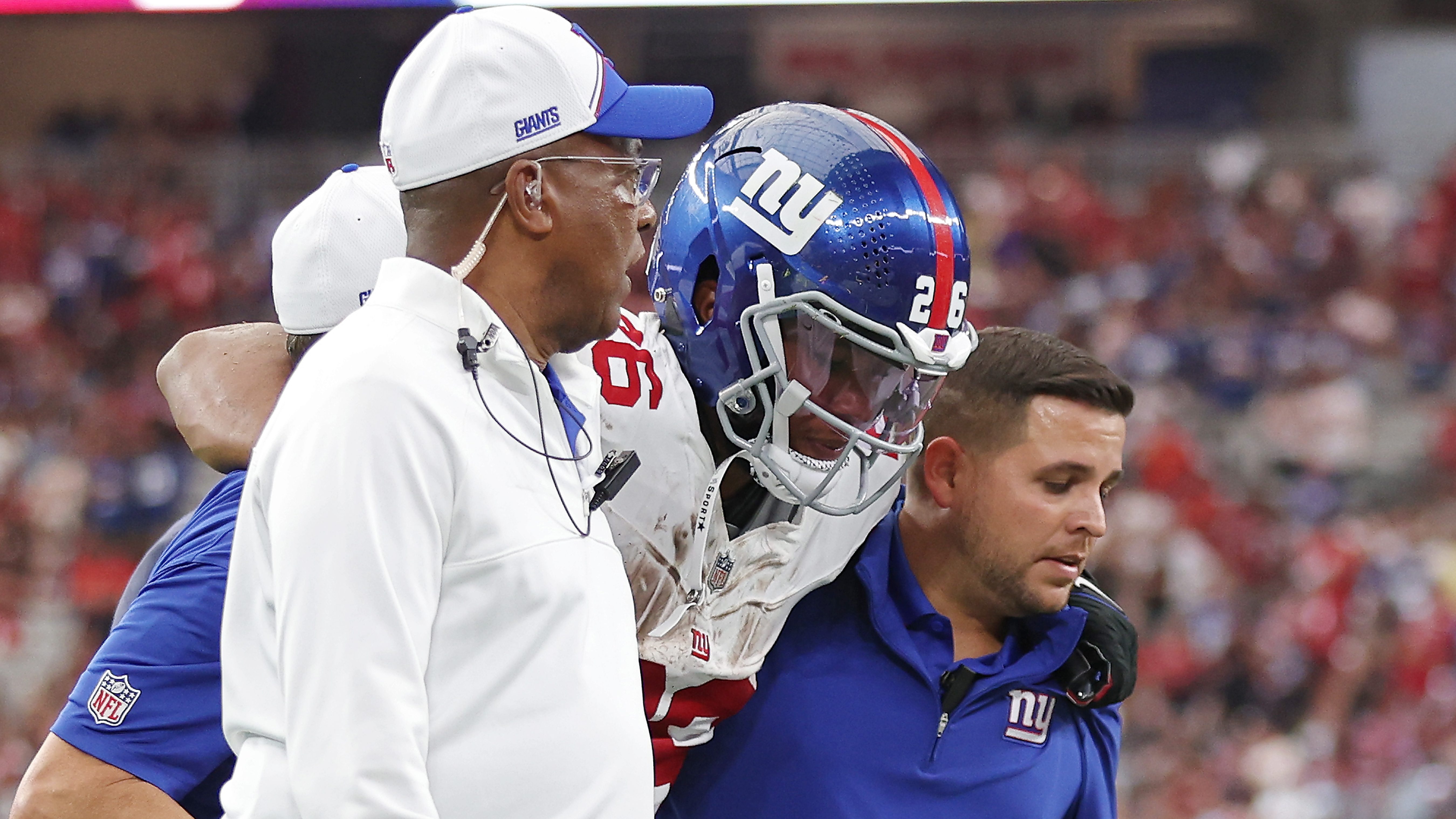 Giants' Saquon Barkley Status Revealed After Ankle Injury