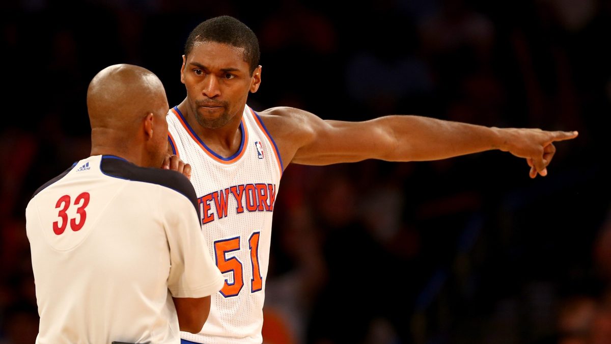 Metta World Peace Not at Peace With Short-Lived Knicks Stint
