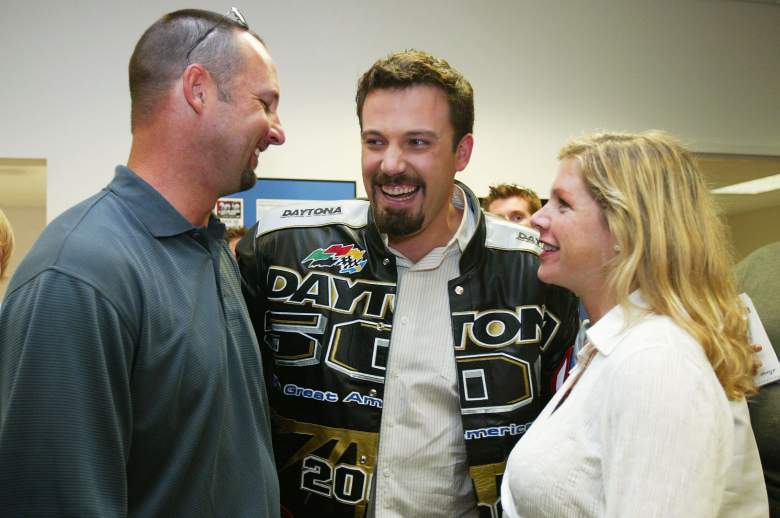 Tim Wakefield, Ben Affleck, and Stacy Wakefield.