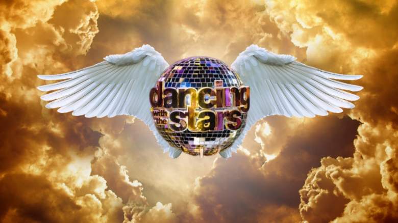 DWTS Mirrorball with angel wings.