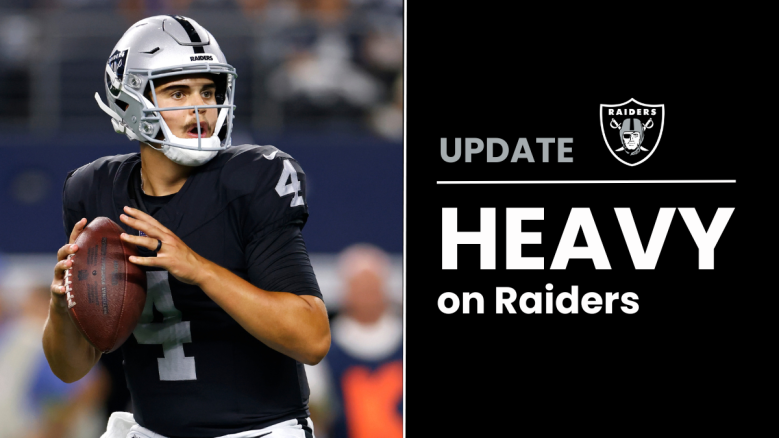 Aidan O'Connell will start at QB for the Las Vegas Raiders