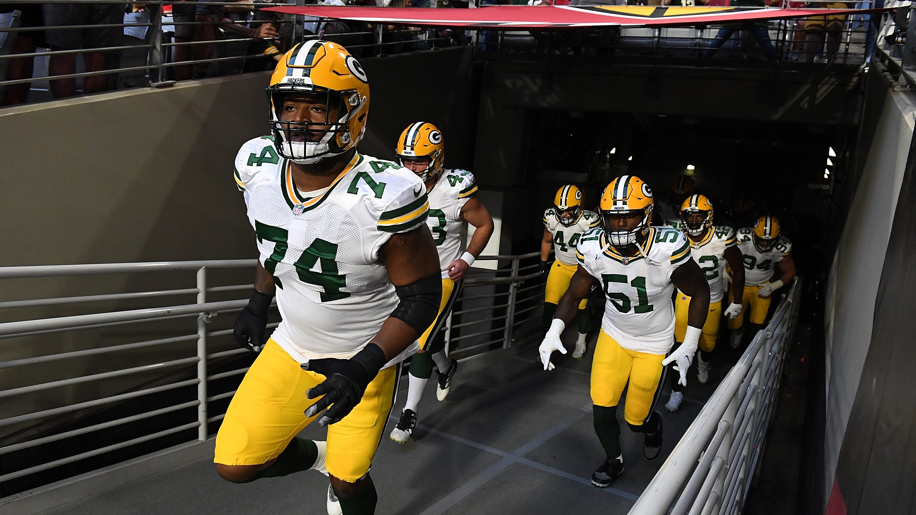 Green Bay Packers linebacker LaDarius Hamilton (54) runs during an NFL  football game against the Washington Commanders, Sunday, October 23, 2022  in Landover. (AP Photo/Daniel Kucin Jr Stock Photo - Alamy