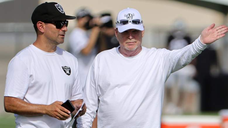 Dave Ziegler and owner Mark Davis of the Raiders, should be busy at the NFL trade deadline