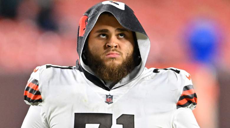 Offensive tackle Jedrick Wills Jr. of the Cleveland Browns has been a weak link on the offensive line.