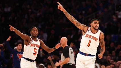Immanuel Quickley Reacts to Knicks Trading BFF Obi Toppin