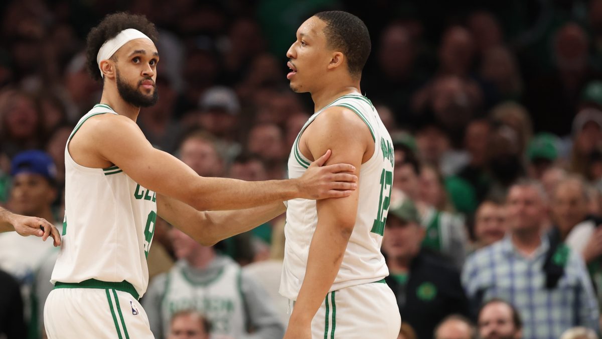 Jayson Tatum and Derrick White made a bet. Here's why White wants