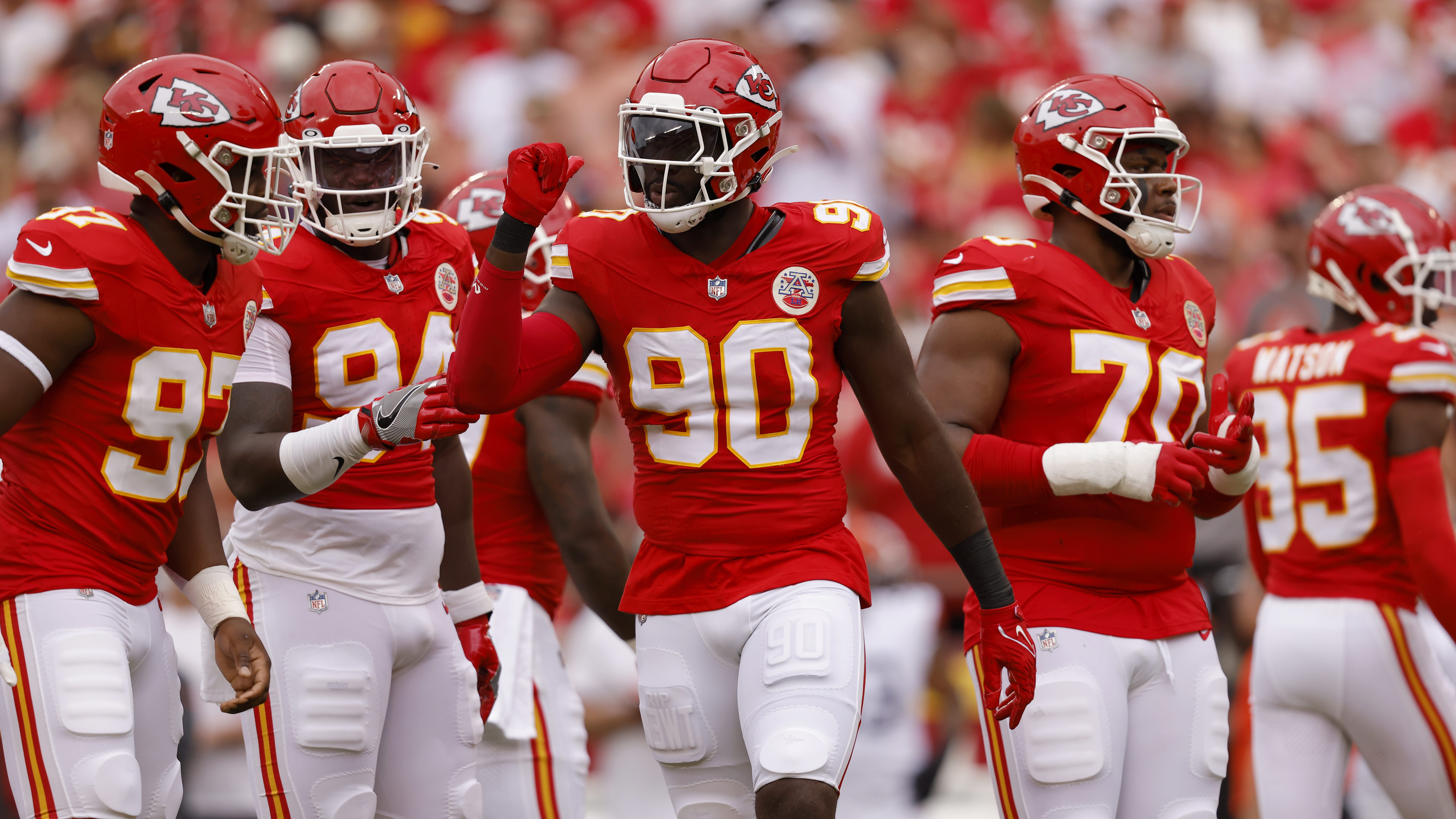 Kansas City Chiefs wide receiver Cornell Powell during warmups before an  NFL football game against the Los Angeles Rams, Sunday, Nov. 27, 2022 in Kansas  City, Mo. (AP Photo/Reed Hoffmann Stock Photo 