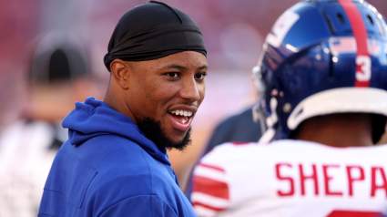 Saquon Barkley Dishes on Altercation With Giants Fan in Game vs. Dolphins