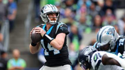 Panthers QB Played with Broken Thumb
