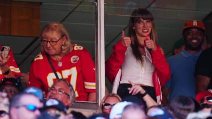 Fans Erupt Over Viral Interaction Between Donna Kelce & Taylor Swift [LOOK]