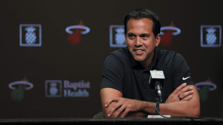 Erik Spoelstra, Miami Heat coach, needs another player for his 14th roster spot.