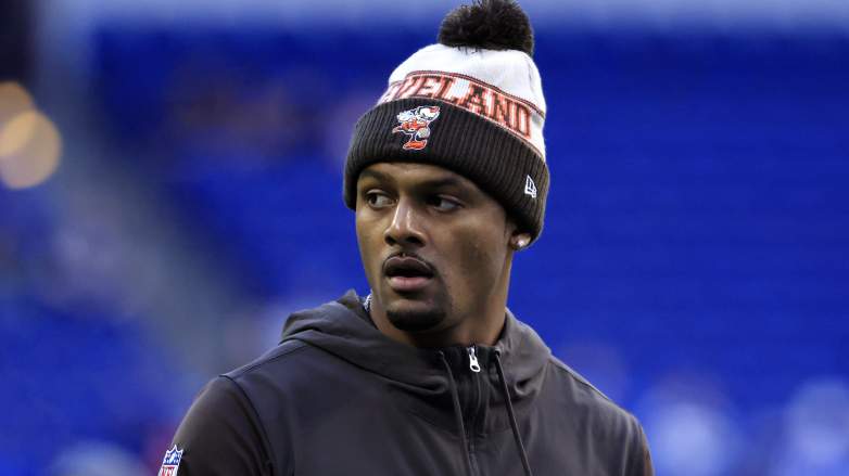 The Cleveland Browns are taking it day by day with quarterback Deshaun Watson.