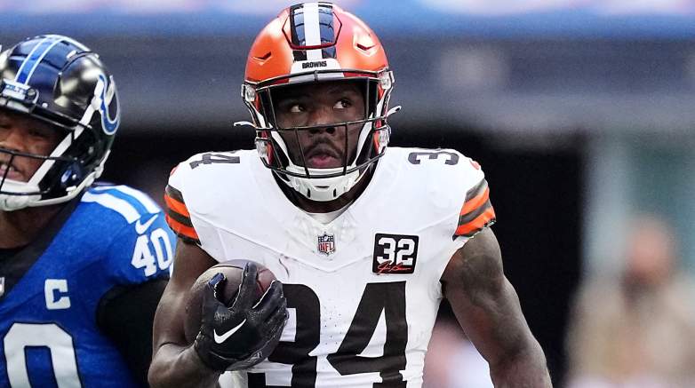 Cleveland Browns running back Jerome Ford has a chance to play on Sunday.