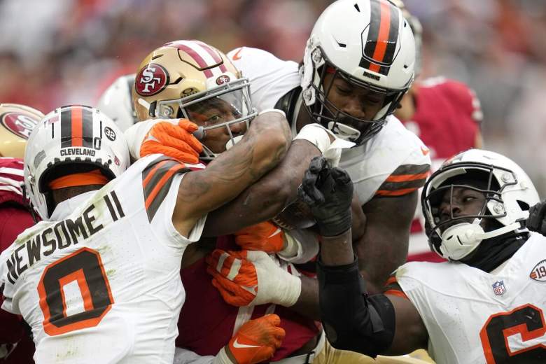 Browns 49ers fight