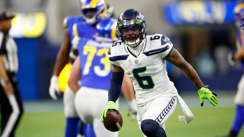Seahawks safety Quandre Diggs aginst Sean McVay's Rams in 2021.