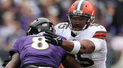 Browns Star Myles Garrett Gifts Ravens QB Lamar Jackson Extra Motivation