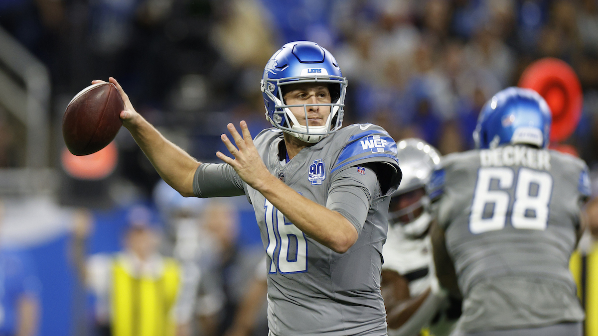 Lions QB Jared Goff Gives 4-Word Response To Career-Worst Game