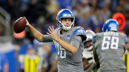 Lions QB Jared Goff Gives 4-Word Response to Career-Worst Game