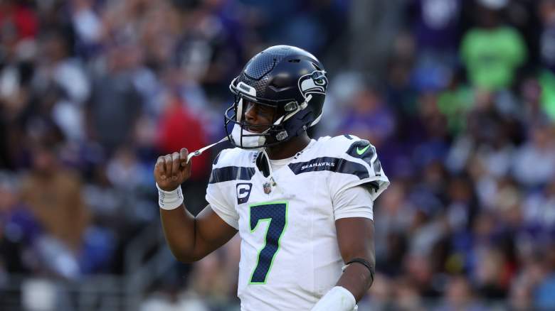 Seahawks quarterback Geno Smith during the Week 9 loss to the Ravens.
