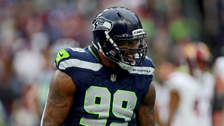 Seahawks DT Leonrad Williams who got his first sack with the team in Week 10 against the Commanders.