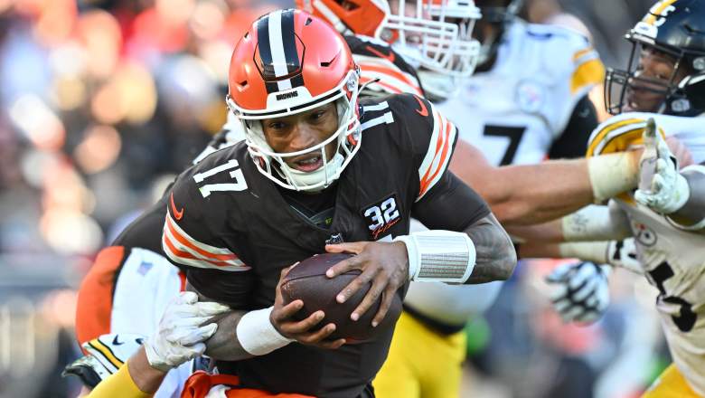 The Cleveland Browns signed Joe Flacco on Sunday but Dorian Thompson-Robinson will remain the starter.