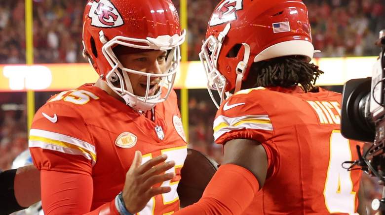 Chiefs Patrick Mahomes and Rushie Rice talk about chemistry against Raiders