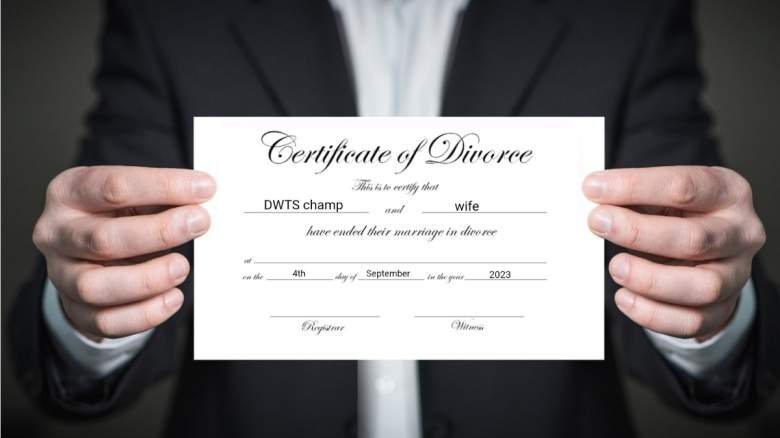 Certificate of divorce.