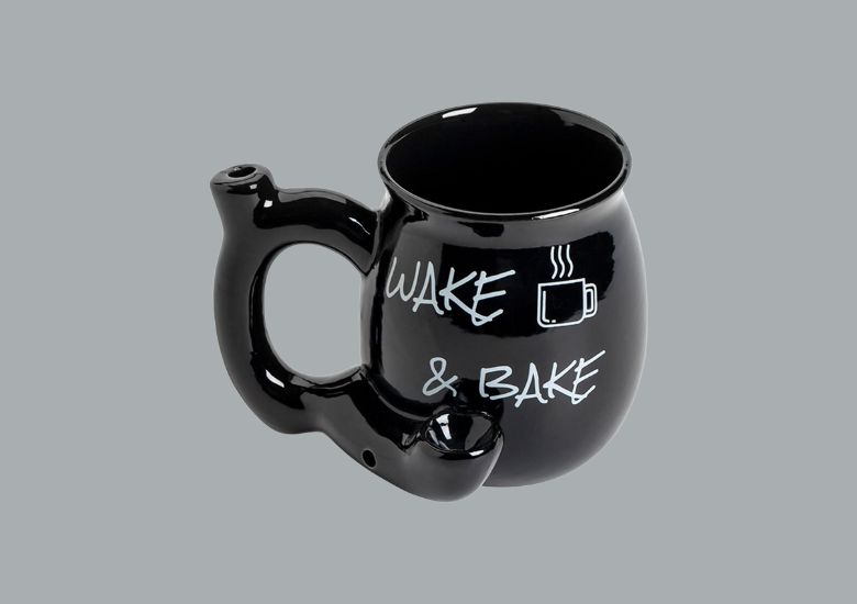 wake and bake coffee mug
