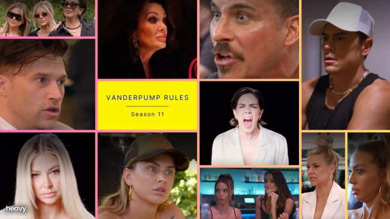 The cast of "Vanderpump Rules" season 11