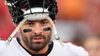 Baker Mayfield Reveals Funny Off-Field Blunder With His Wife: ‘I Was in the Doghouse’