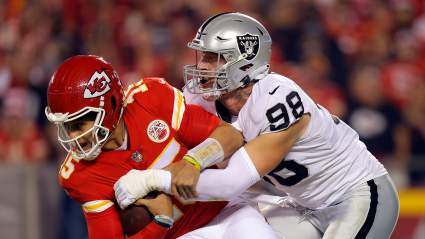 Epic Video of Maxx Crosby & Patrick Mahomes Beef Goes Viral Ahead of Matchup