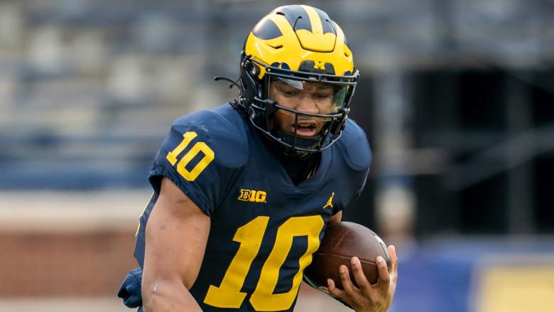 Michigan football could have something to look forward to in 2024 with QB Alex Orji, according to Jim Harbaugh.