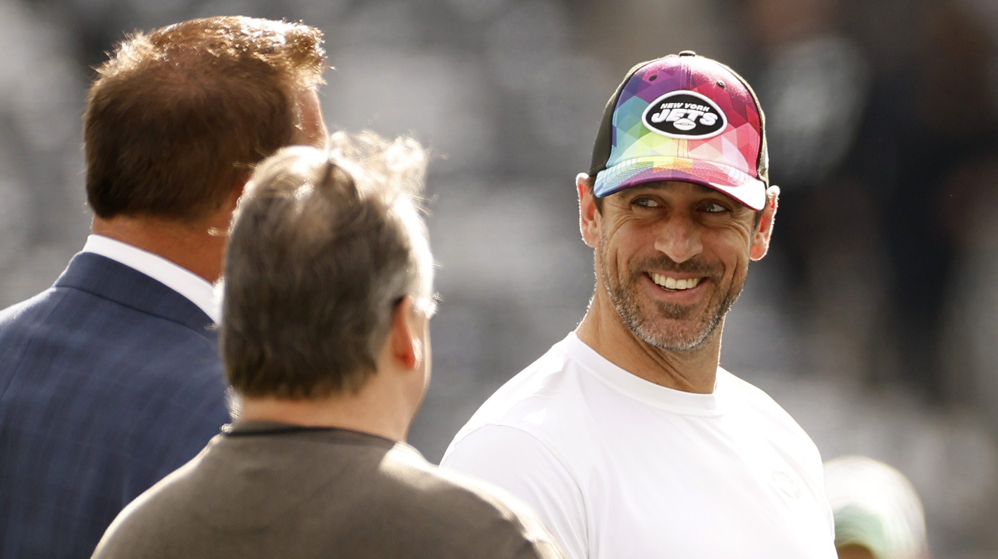 Insider Reveals Aaron Rodgers' 2024 Jets Targets Watch List