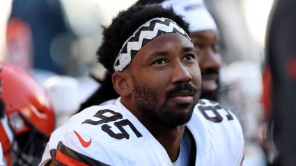 Browns Star Myles Garrett Speaks Out After Getting Nullified by Rams