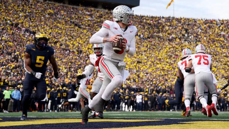 Ohio State transfer QB Kyle McCord during game against Michigan Wolverines.