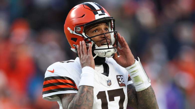 Cleveland Browns QB Dorian Thompson-Robinson has yet to clear concussion protocol.
