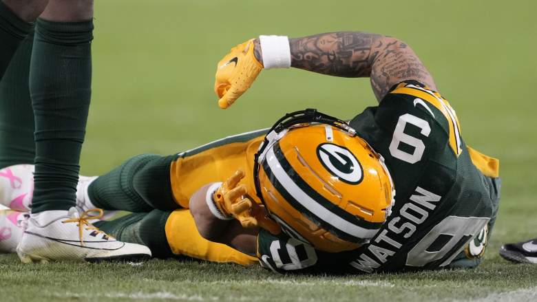 It was another Christian Watson injury for the Packers in the big win on Sunday night
